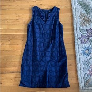 Banana Republic Navy Blue Eyelet Dress